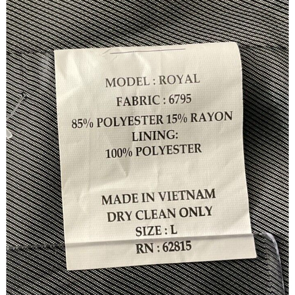 Steve Harvey Celebrity Edition Men Large Black Gray Houndstooth Vest Formal Wear - Picture 8 of 10